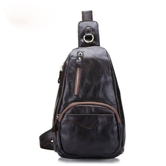 CarryQuest® Lederen Borsttas – Zwart & Bruin – Handgemaakt – Ruime Opbergruimte – Voor MannenCarryQuestCross Body Tas03