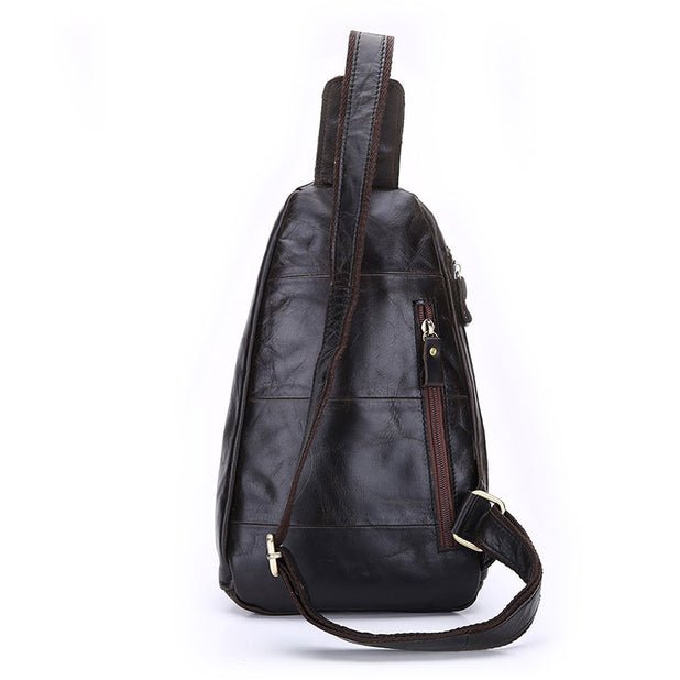 CarryQuest® Lederen Borsttas – Zwart & Bruin – Handgemaakt – Ruime Opbergruimte – Voor MannenCarryQuestCross Body Tas03