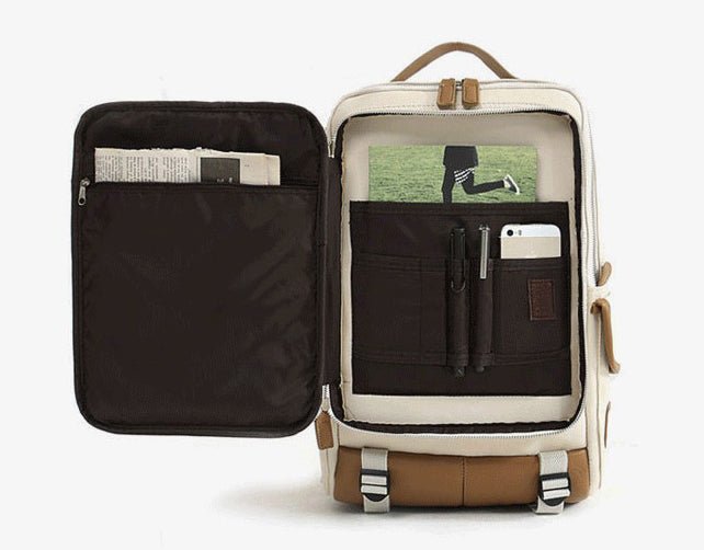 CarryQuest® Lichtgewicht Canvas Rugzak - 20L - Waterafstotend - Perfect voor Dagelijkse AvonturenCarryQuest
