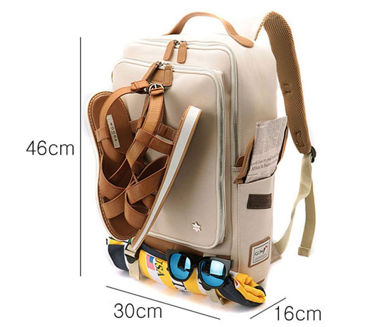 CarryQuest® Lichtgewicht Canvas Rugzak - 20L - Waterafstotend - Perfect voor Dagelijkse AvonturenCarryQuest