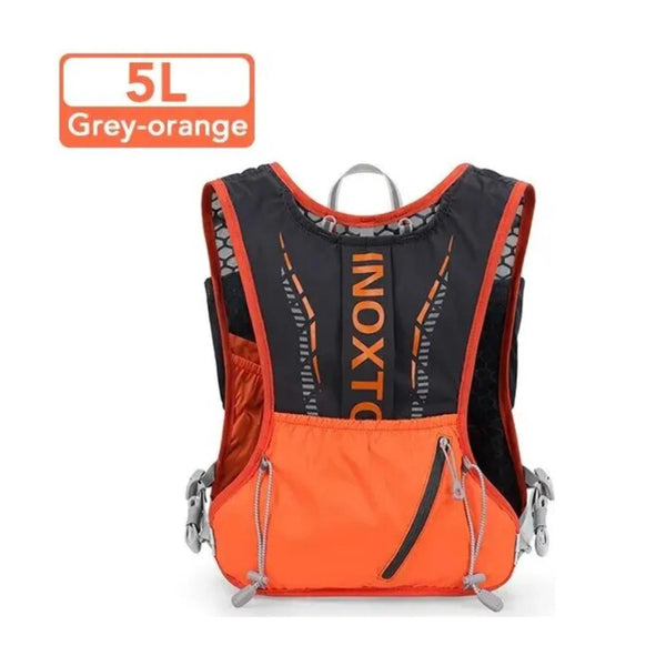 CarryQuest® - Lichtgewicht Hardlooprugzak Hydratatievest - 5L Capaciteit - Hoogwaardig Nylon - Slijtvast - Zwart