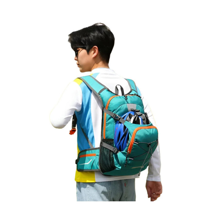 CarryQuest® - Lichtgewicht Hydratatie Fietsrugzak - Wandelen - Waterdicht Nylon - 20L - Rugzak Reizen Hydro Water Dagrugzak - Zwart