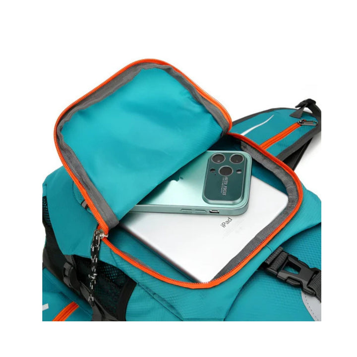 CarryQuest® - Lichtgewicht Hydratatie Fietsrugzak - Wandelen - Waterdicht Nylon - 20L - Rugzak Reizen Hydro Water Dagrugzak - Zwart