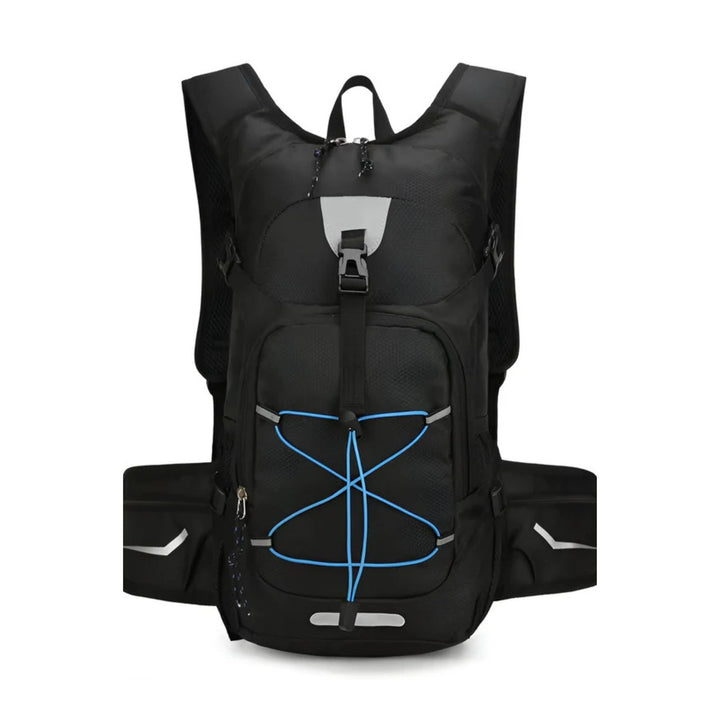 CarryQuest® - Lichtgewicht Hydratatie Fietsrugzak - Wandelen - Waterdicht Nylon - 20L - Rugzak Reizen Hydro Water Dagrugzak - Zwart
