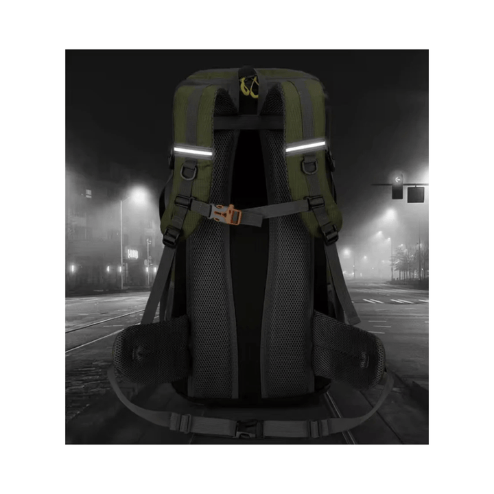 CarryQuest® - lichtgewicht - regenhoes - wandelrugzak - 50L - camping - Zwart