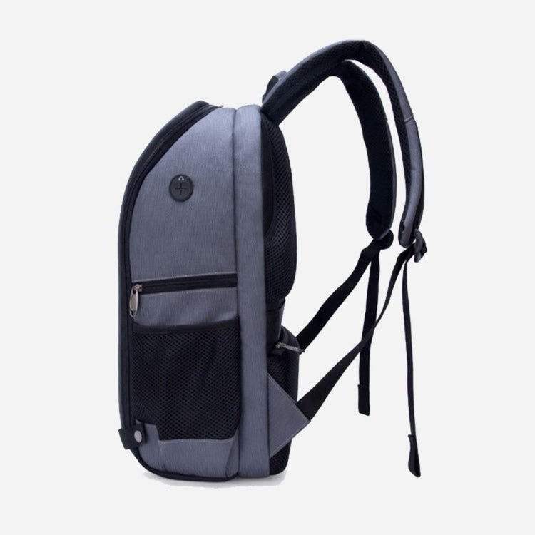 CarryQuest® Lichtgewicht Rugzak 46x32x18 cm – Polyester – Ruime Opslag – Zwart, Blauw, GrijsCarryQuest®simpleNiet Klaar