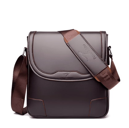 Carryquest® - Luxe Heren Lederen Schoudertas - Waterdicht - Crossbody Messenger bag - 2 kleurenCarryQuest