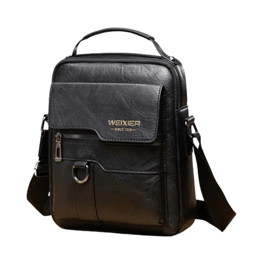 CarryQuest® - Mannen Schoudertas - Reis schoudertas heren - Stijlvol en Functionee - ZwartCarryQuestsimple