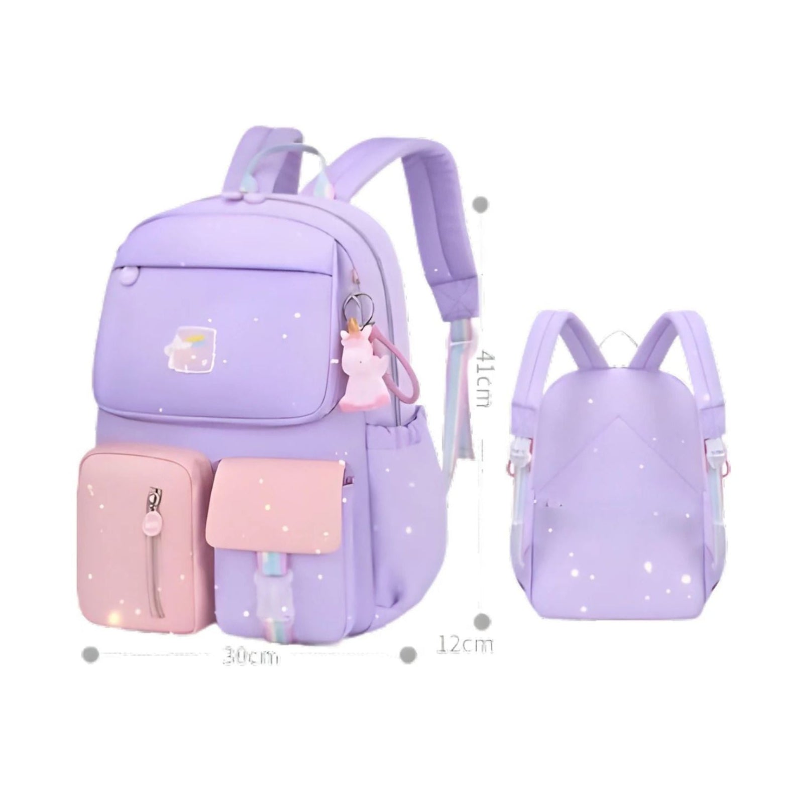 CarryQuest® - Meisjes Schooltas - Schoolrugzak voor Meisjes - PaarsCarryQuestsimple