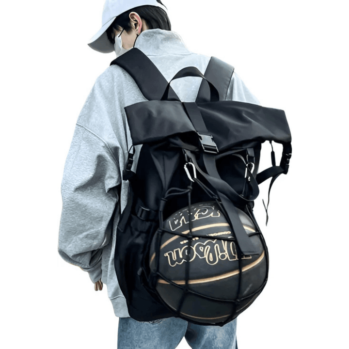 CarryQuest® - Met Grote Capaciteit Voor Basketbal - 20 - 35L - Waterdicht - Unisex - Zwart