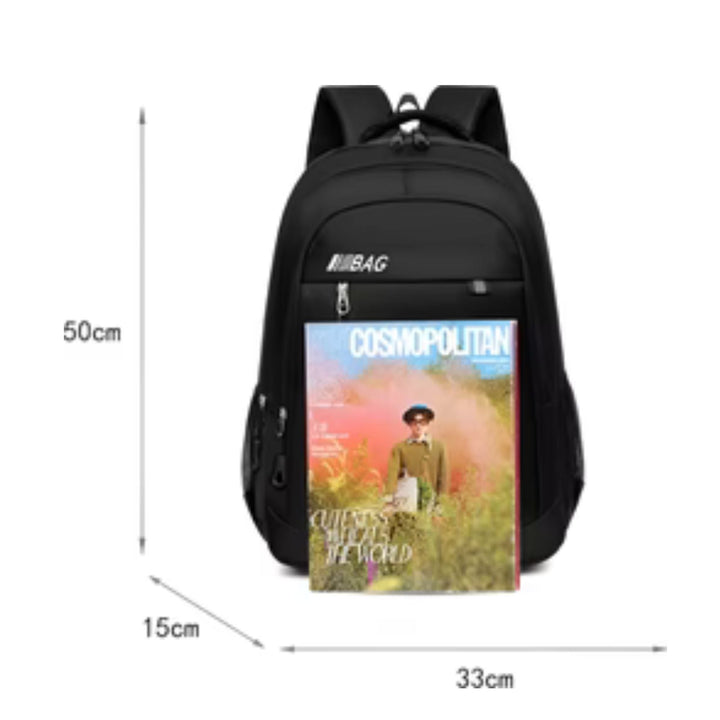 CarryQuest® - Middelbare School Student Schooltas - Unisex - Wit