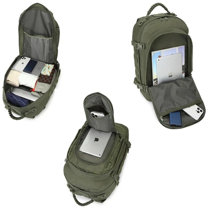 CarryQuest® - Militaire Rugzak - Waterdicht - Outdoor - Avontuur - Groen