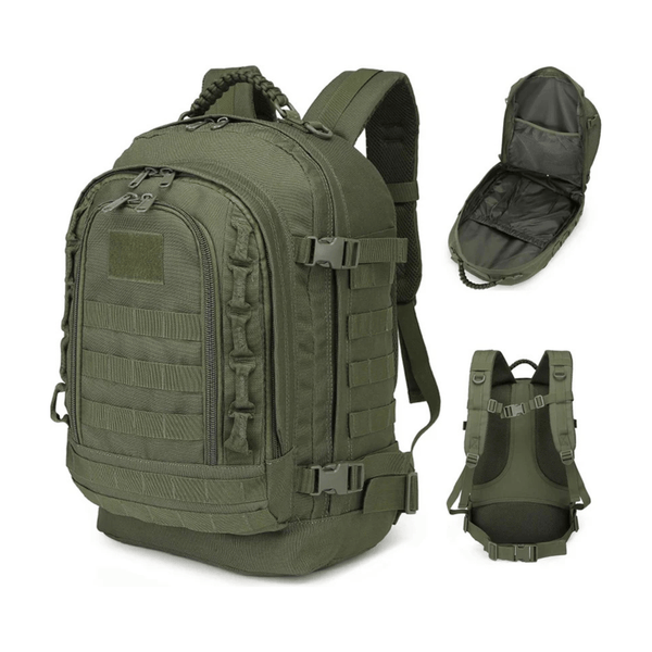CarryQuest® - Molle - systeem - Schooltas - School Rugzak - Outdoor - Avontuur - Groen