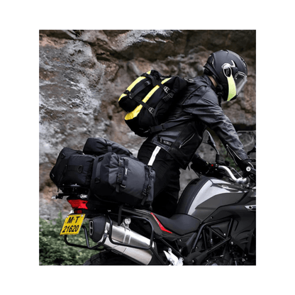 CarryQuest® - Motor Achter Tas 30L Waterdicht - Zijbagage Tas rugzak - 30L - ZwartCarryQuestsimple