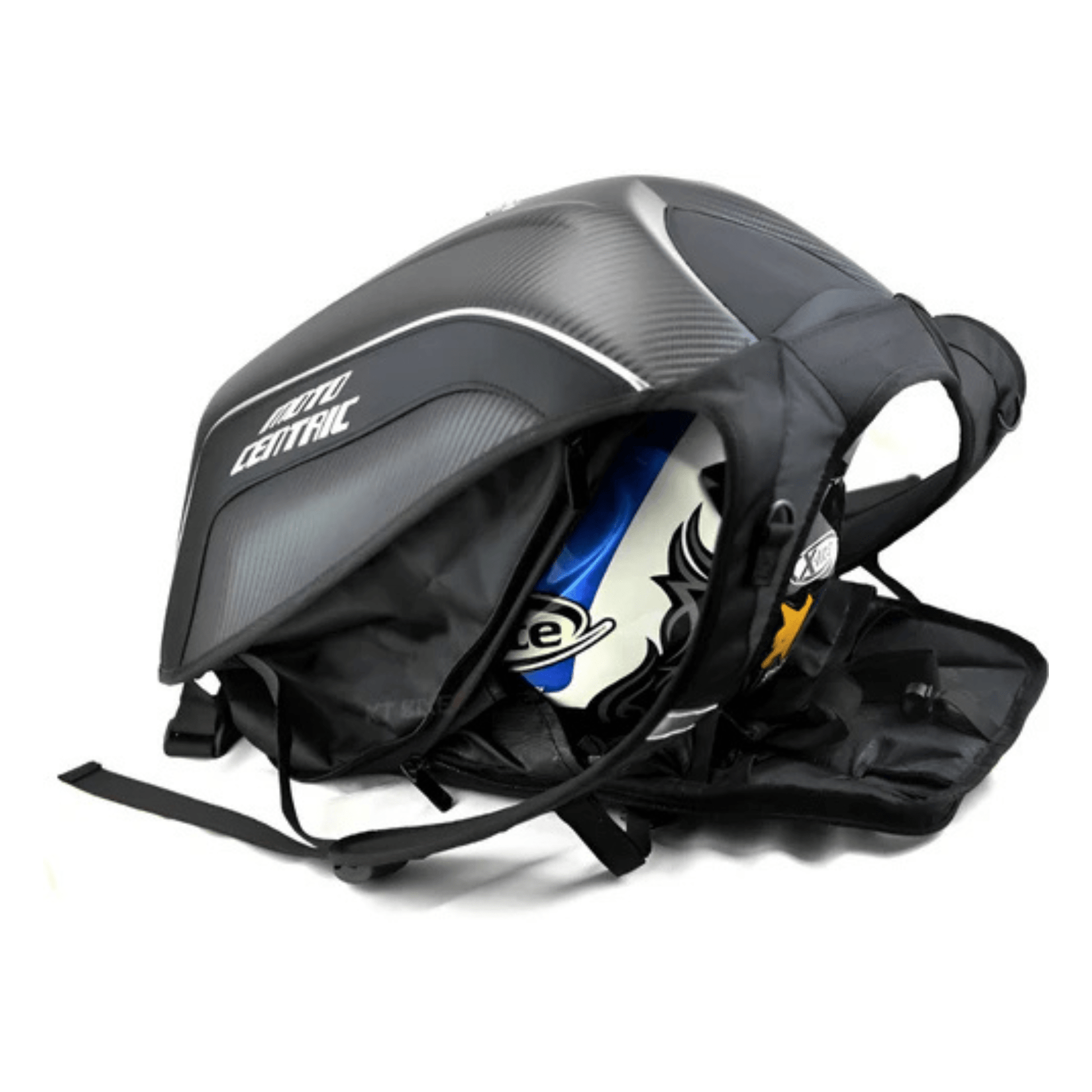 CarryQuest® - Motor Helm Rugzak - Laptop Rugzak 15” - Verstelbare Schouder - Hard Shell - ZwartCarryQuestsimple