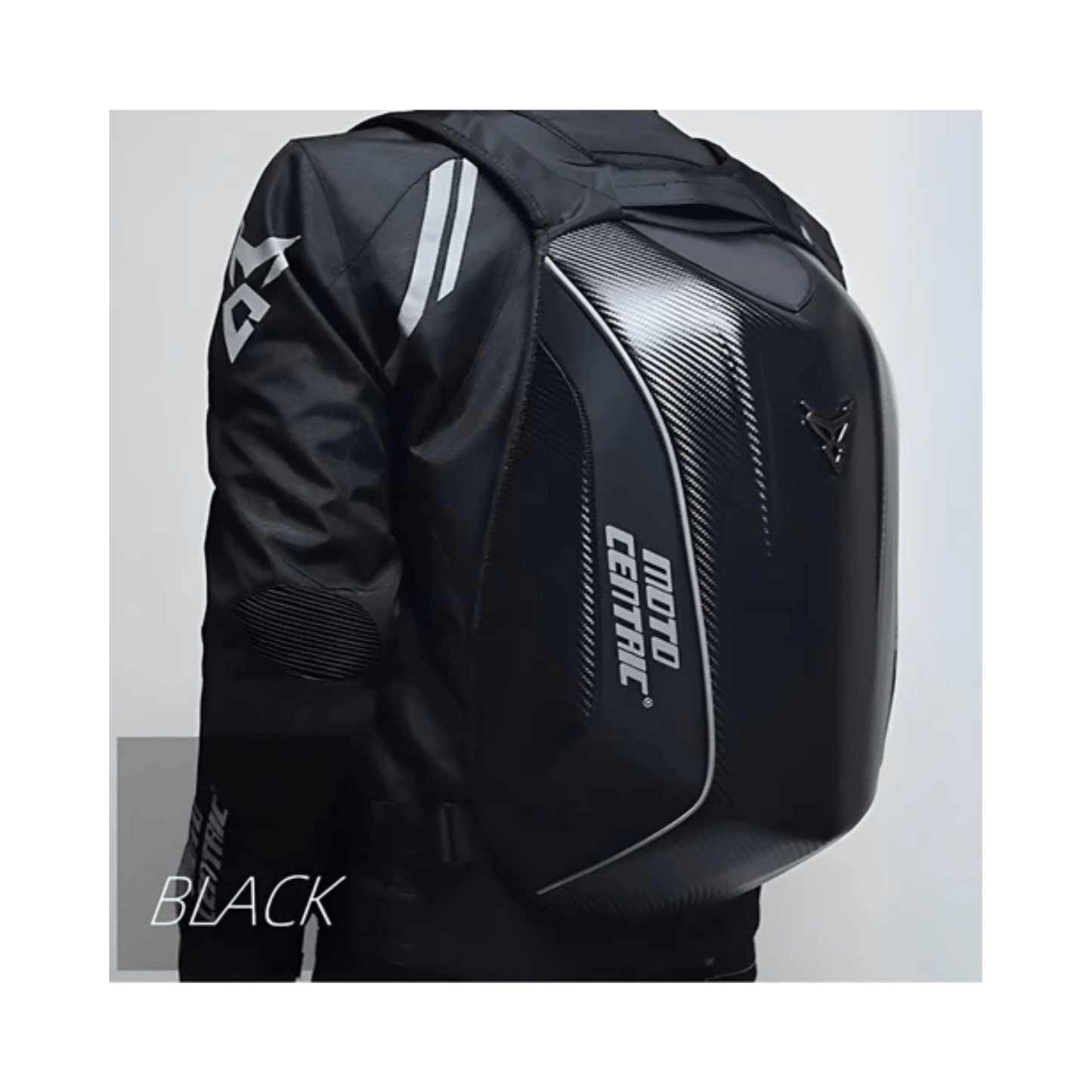 CarryQuest® - Motor Helm Rugzak - Laptop Rugzak 15” - Verstelbare Schouder - Hard Shell - ZwartCarryQuestsimple