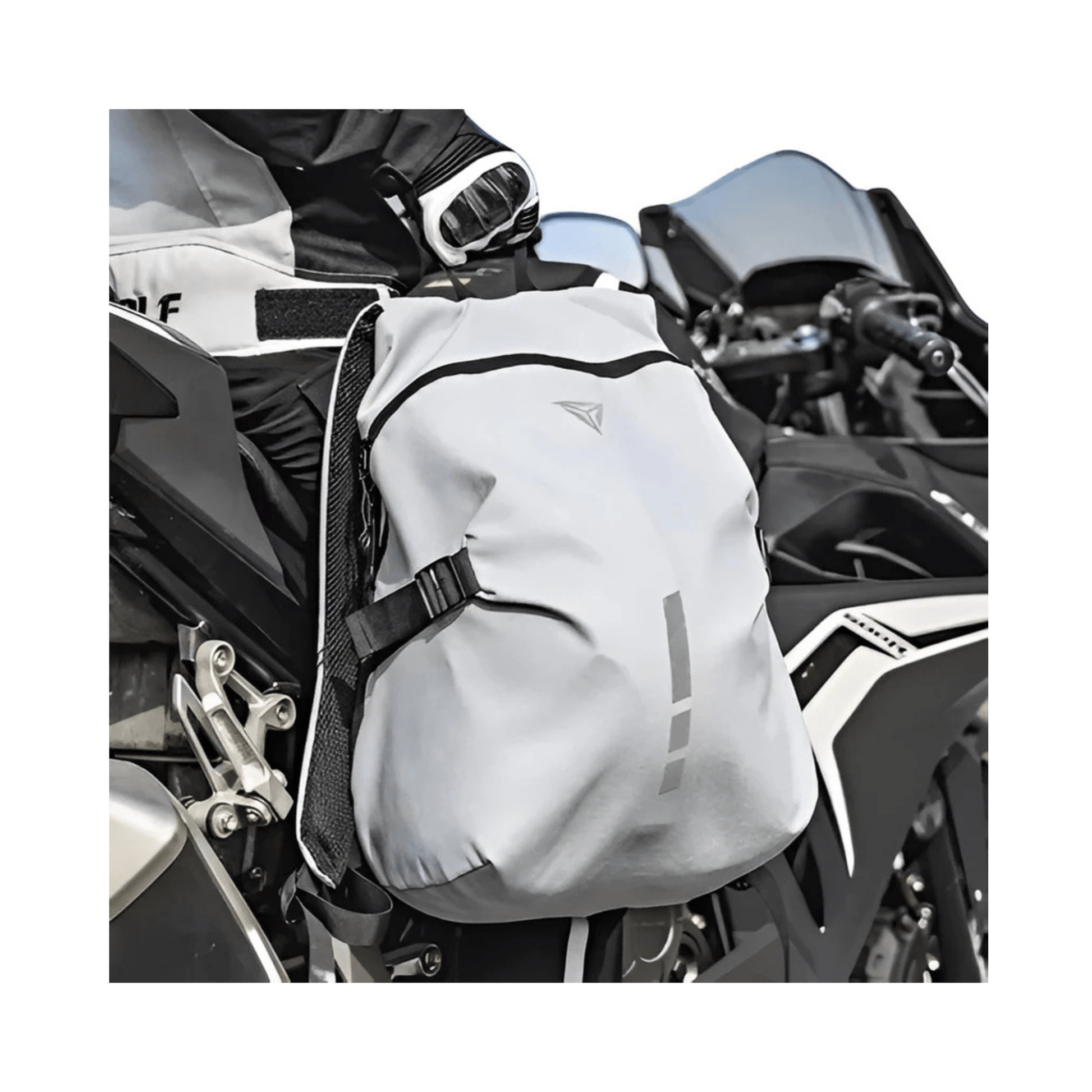 CarryQuest® - Motor Rugzak - Motorfiets Rugzak - Waterdicht 35L met USB Oplaadpoor - ZwartCarryQuestsimple