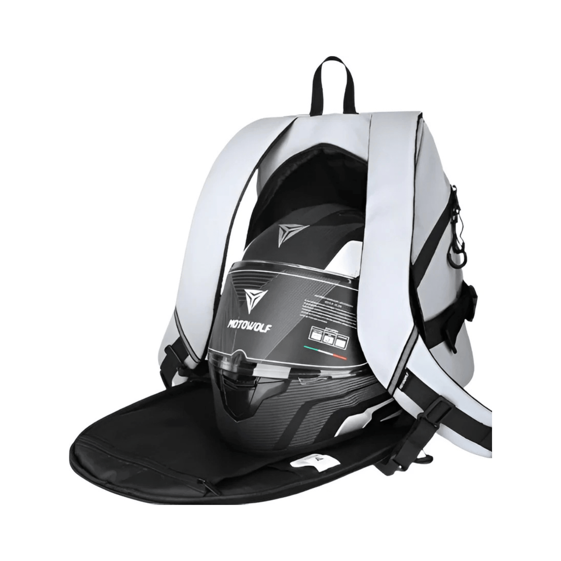 CarryQuest® - Motor Rugzak - Motorfiets Rugzak - Waterdicht 35L met USB Oplaadpoor - ZwartCarryQuestsimple