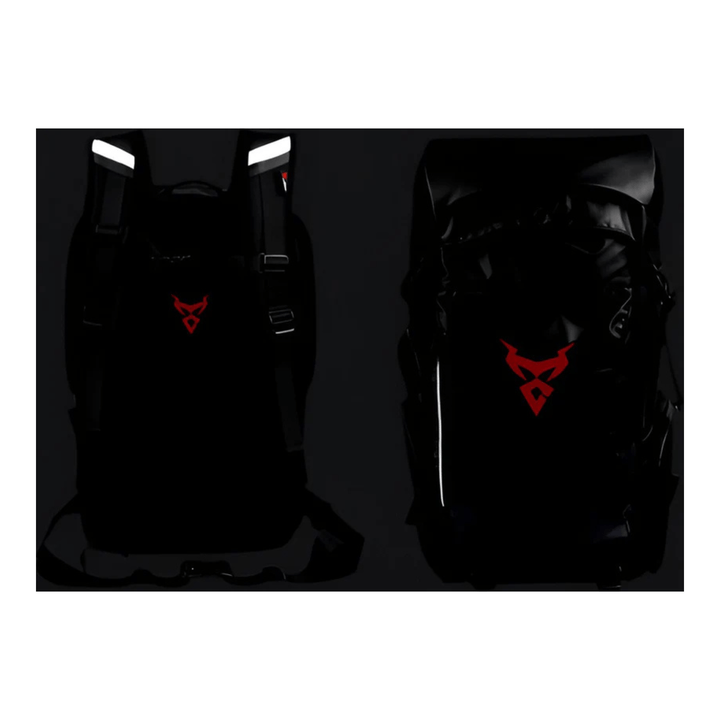 CarryQuest® - Motor Rugzak - Motorfiets Rugzak / Zadeltas Motor - Motorrugzak - 48L - Waterdicht - Oxford doek - Rood