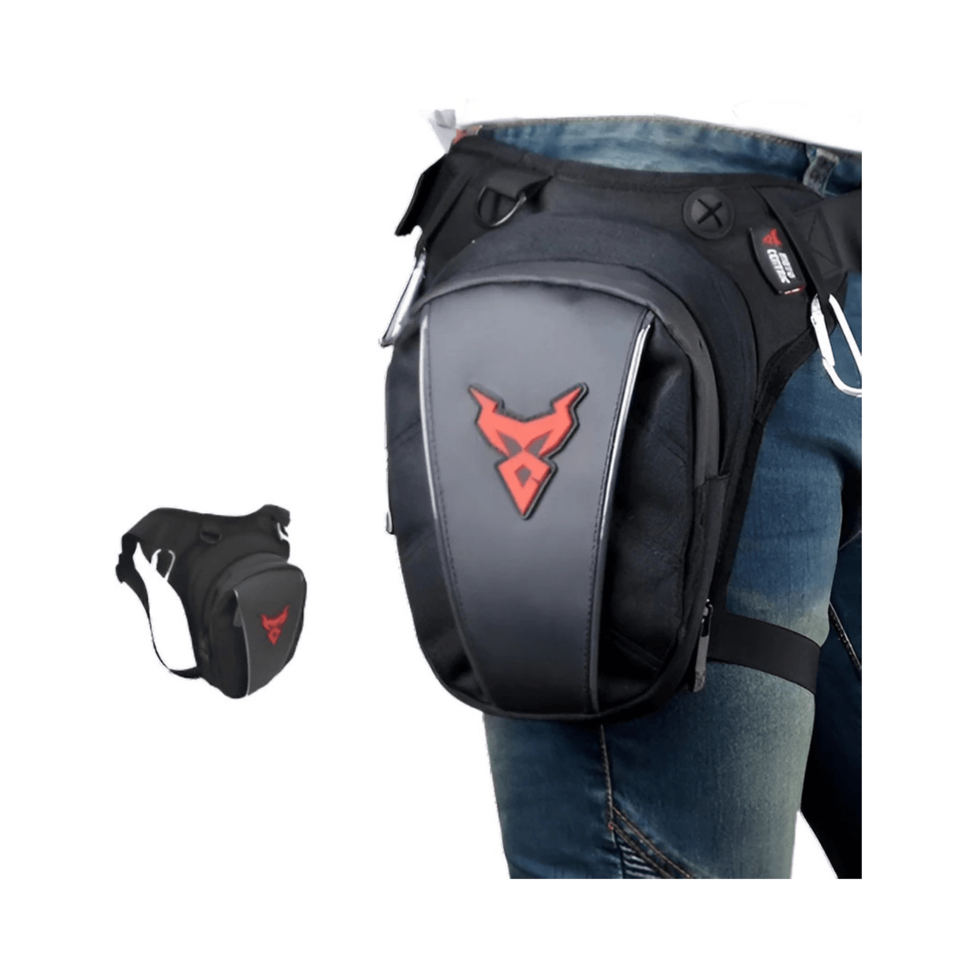 CarryQuest® - Motor Rugzak - Motorfiets Rugzak / Zadeltas Motor - Motorrugzak - 48L - Waterdicht - Oxford doek - RoodCarryQuestsimple