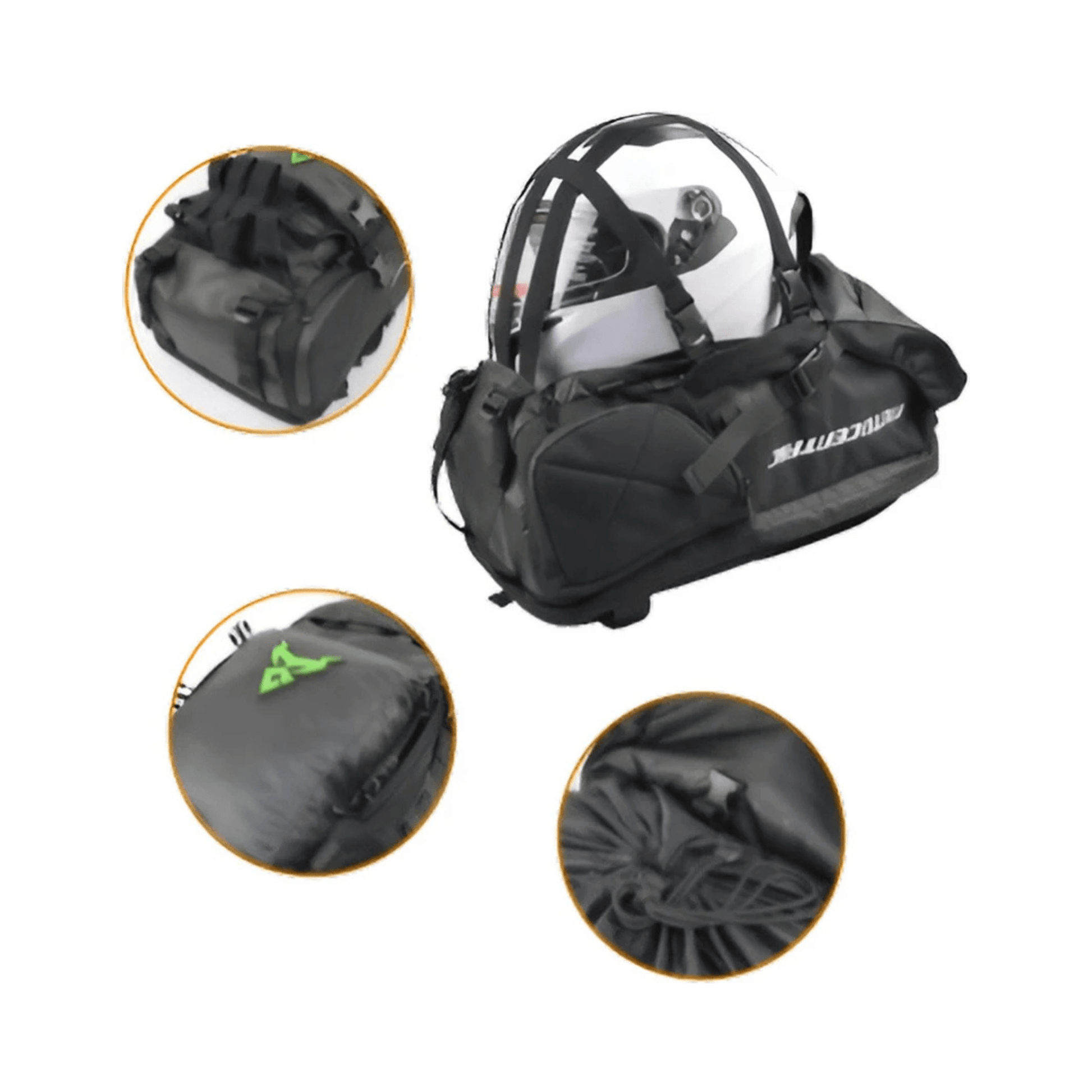 CarryQuest® - Motor Rugzak - Motorfiets Rugzak / Zadeltas Motor - Motorrugzak - 48L - Waterdicht - Oxford doek - RoodCarryQuestsimple