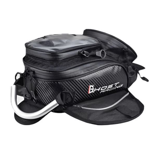 CarryQuest® - Motor Rugzak - Motorfiets Tanktas - Motorrugzak - Waterdicht - Zwart