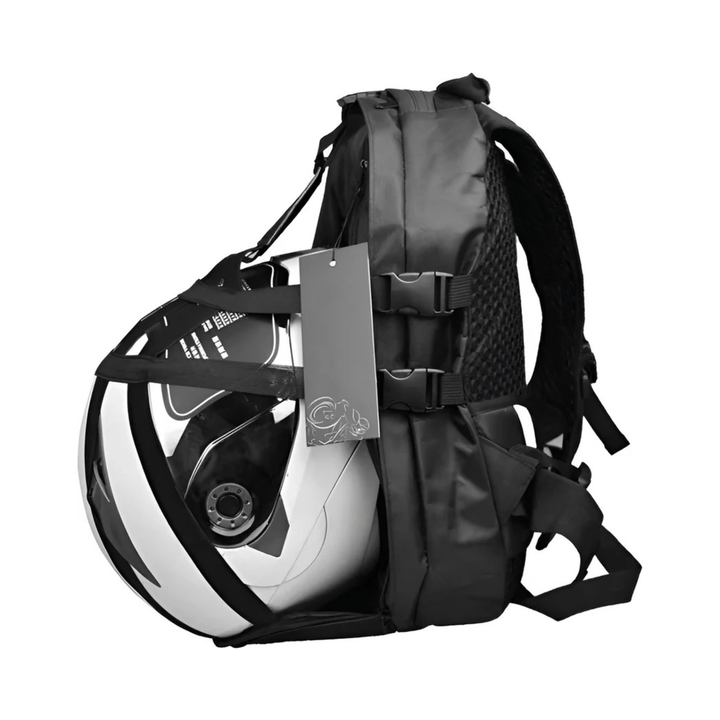 CarryQuest® - Motor Rugzak - Motorrugzak - Oxford stof - Waterdicht - Geschikt voor 13 - inch laptop - Zwart