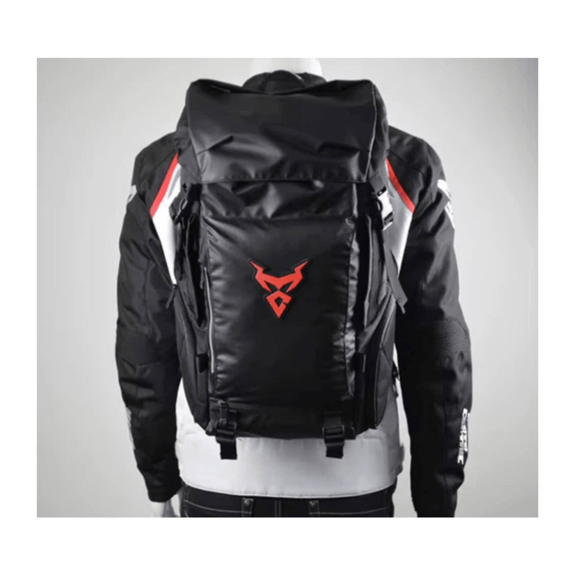CarryQuest® - Motor Rugzak - Motortransport - Rugzakken - Waterdichte Rugzak - 48 Liter - ZwartCarryQuestsimple
