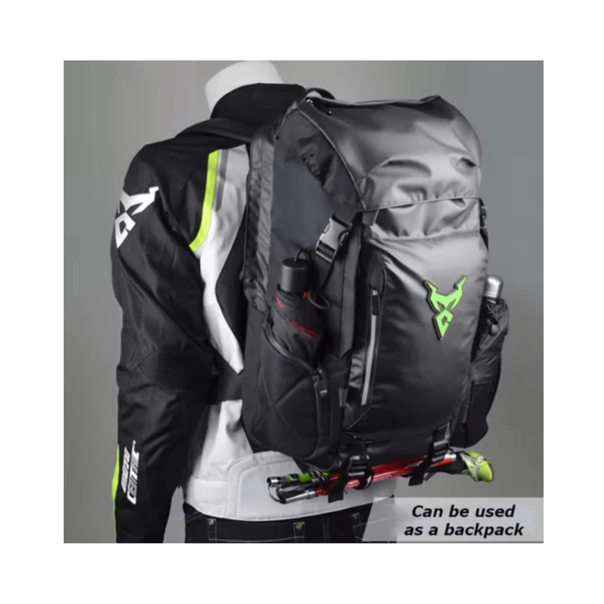 CarryQuest® - Motor Rugzak - Motortransport - Rugzakken - Waterdichte Rugzak - 48 Liter - ZwartCarryQuestsimple