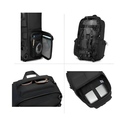 CarryQuest® - Motor Rugzak - Rugzak - Snowboard Rugzak - Motorrugzak Oxford Stof - Waterdicht - ZwartCarryQuestsimple