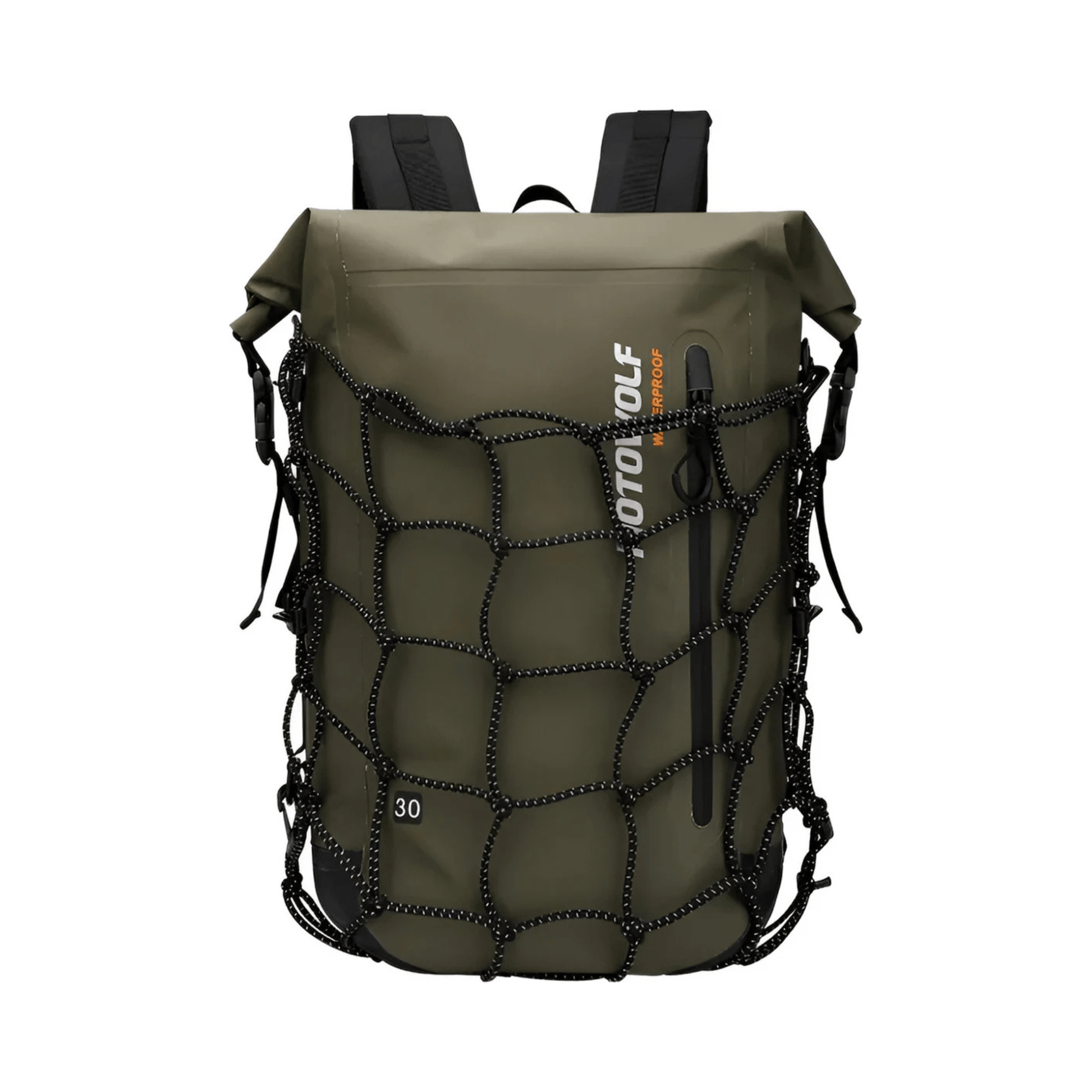CarryQuest® - Motor Rugzak - Waterdichte Motorfiets Rugzak - 30 - Liter - 500D Oxford Stof - GroenCarryQuestsimple