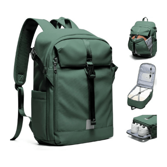 CarryQuest® - Motor Rugzak - Waterdichte Rugzak - Duurzaam Nylon - Comfortabele Schouderbanden - GroenCarryQuestsimple