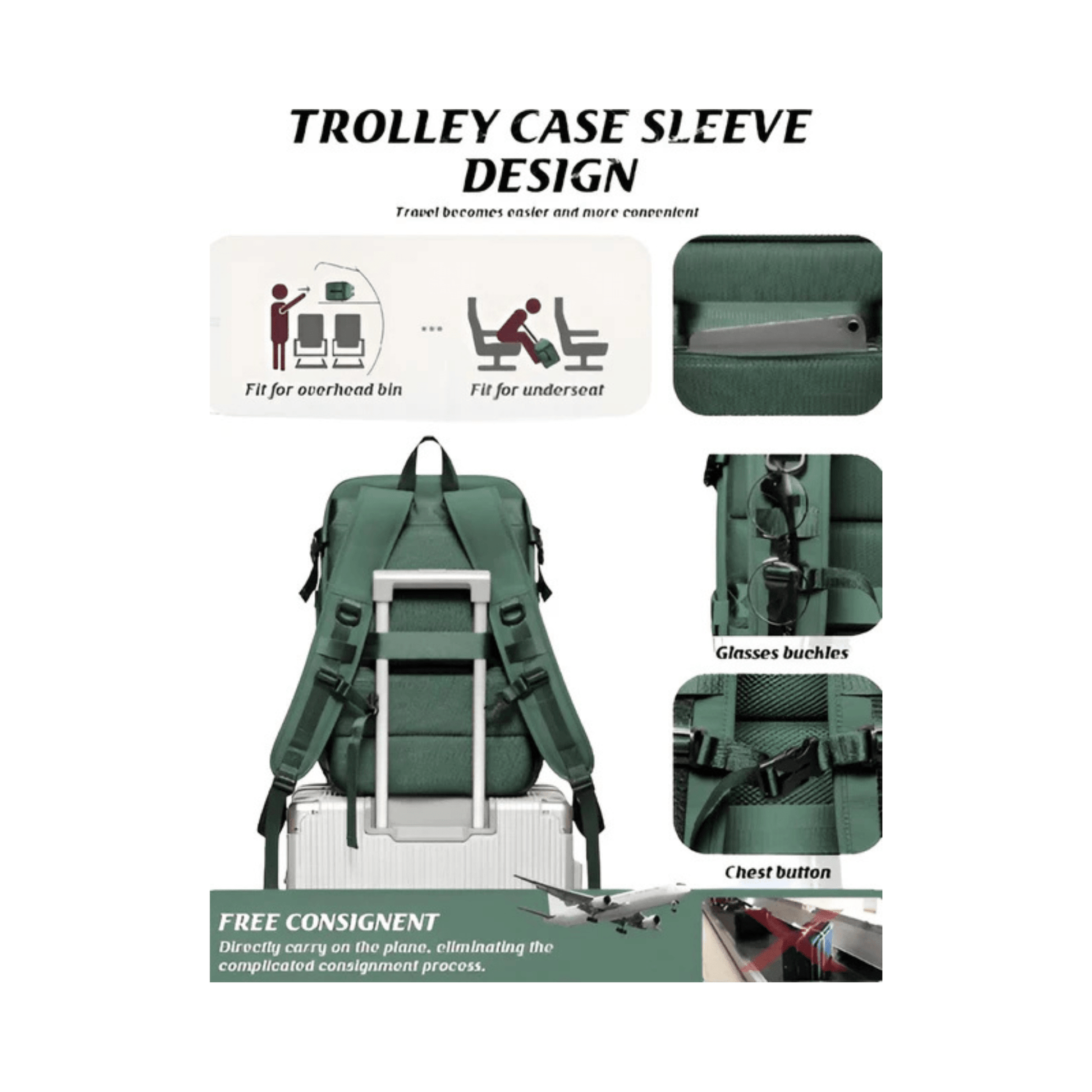 CarryQuest® - Motor Rugzak - Waterdichte Rugzak - Duurzaam Nylon - Comfortabele Schouderbanden - KhakiCarryQuestsimple