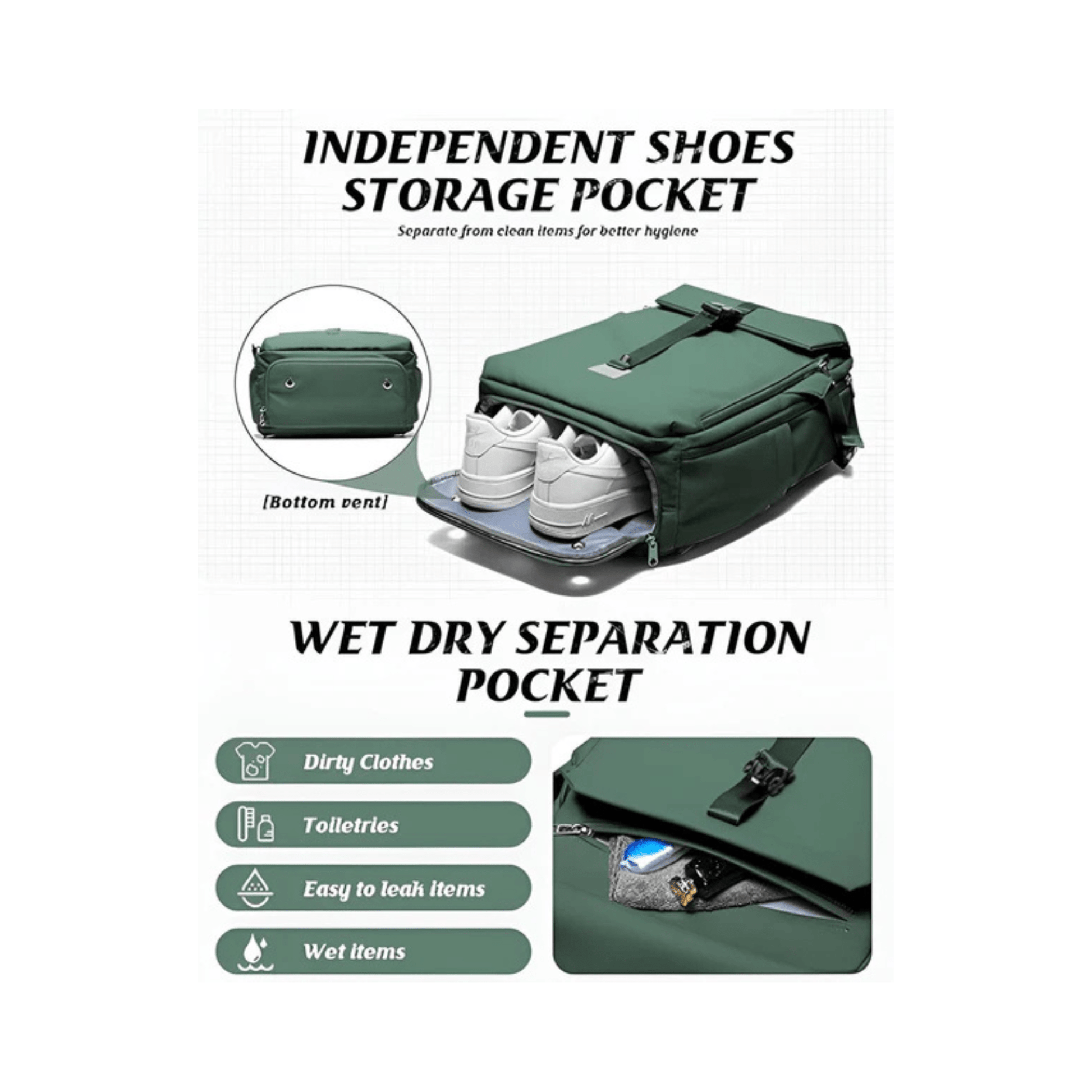 CarryQuest® - Motor Rugzak - Waterdichte Rugzak - Duurzaam Nylon - Comfortabele Schouderbanden - KhakiCarryQuestsimple