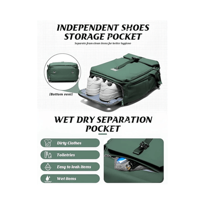 CarryQuest® - Motor Rugzak - Waterdichte Rugzak - Duurzaam Nylon - Comfortabele Schouderbanden - KhakiCarryQuestsimple