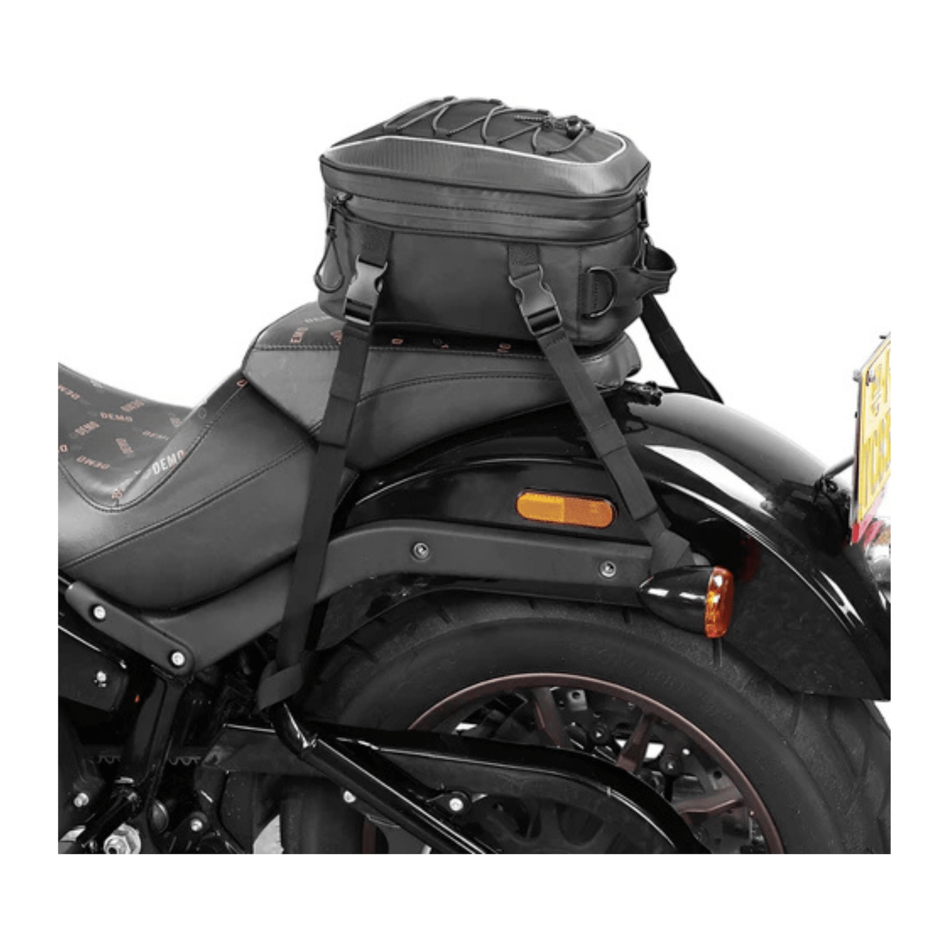 CarryQuest® - Motor Rugzak - Zadeltas Motor - 7 - 12 Liter Capaciteit - Waterdicht Oxford Stof - ZwartCarryQuestsimple