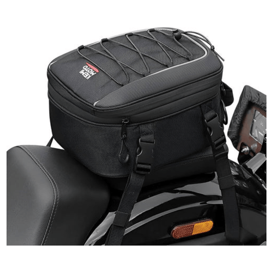 CarryQuest® - Motor Rugzak - Zadeltas Motor - 7 - 12 Liter Capaciteit - Waterdicht Oxford Stof - ZwartCarryQuestsimple