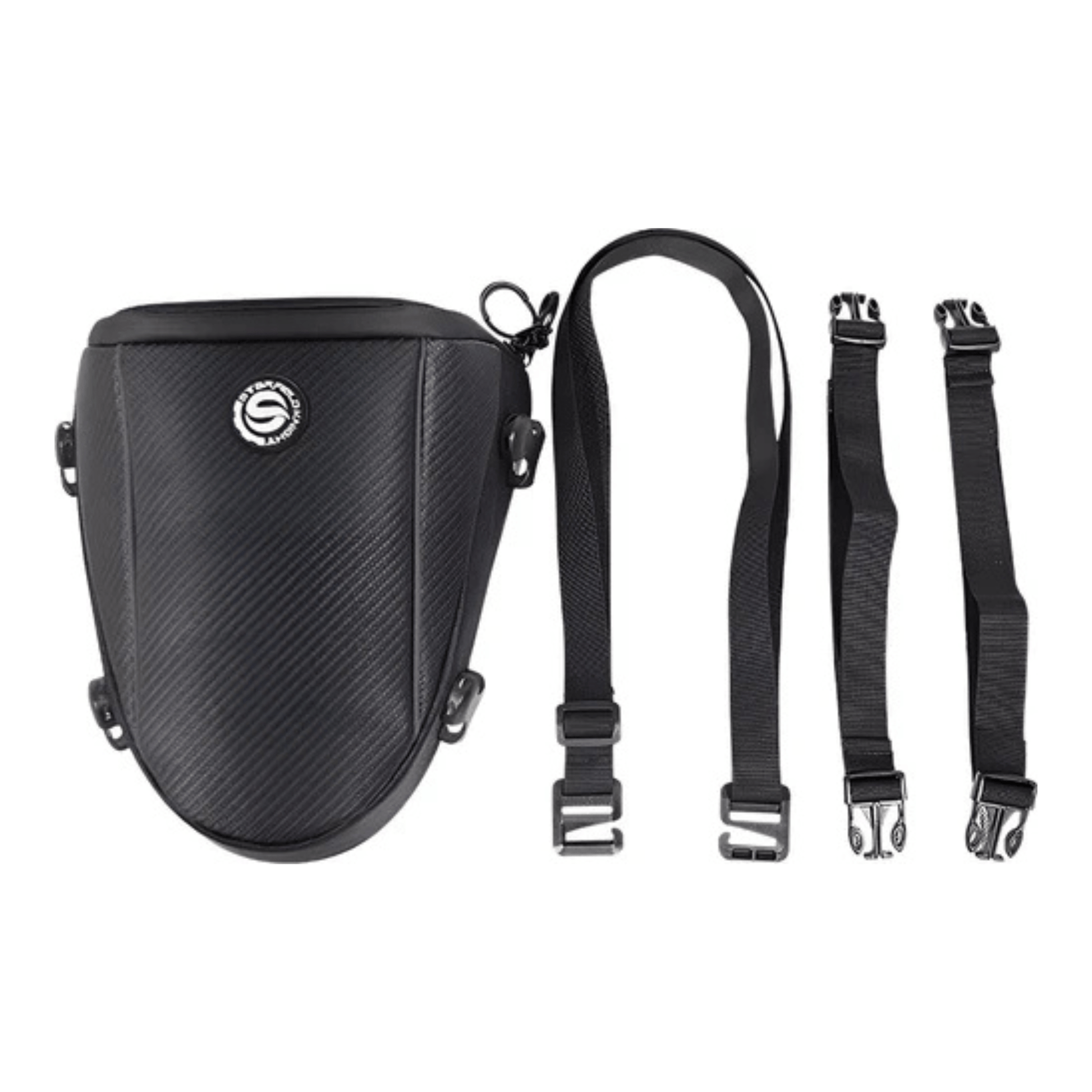 CarryQuest® - Motor Rugzak - Zadeltas Motor - Motorfiets Achtertas - Motorrugzak - ZwartCarryQuestsimple