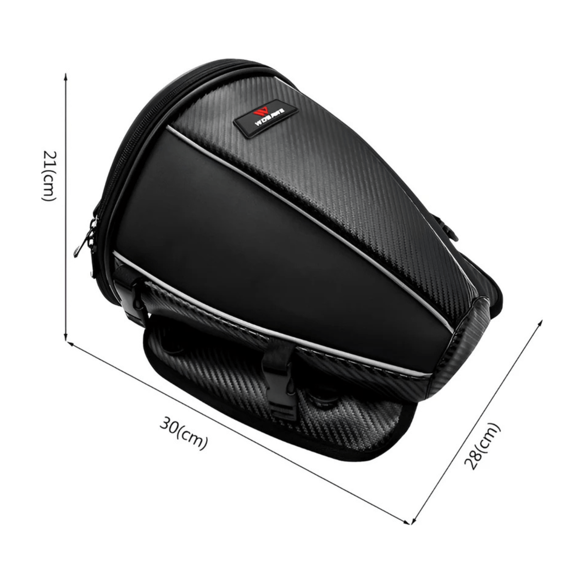 CarryQuest® - Motor Rugzak - Zadeltas Motor - Motorfiets Rugzak - 15L Capaciteit - ZwartCarryQuestsimple