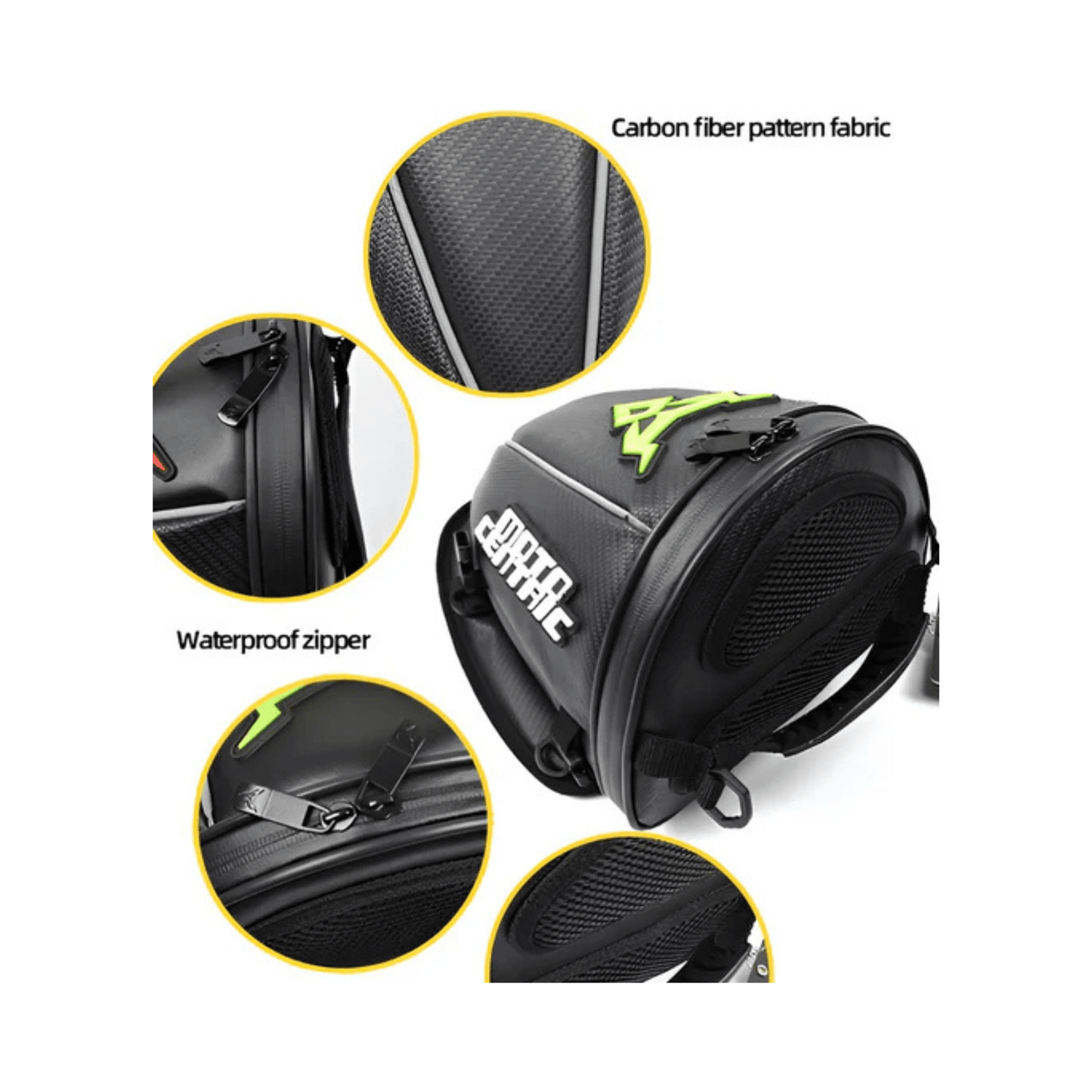 CarryQuest® - Motor Rugzak - Zadeltas Motor - Motorfiets Rugzak - Motorrugzak - 15L Inhoud - BlauwCarryQuestsimple