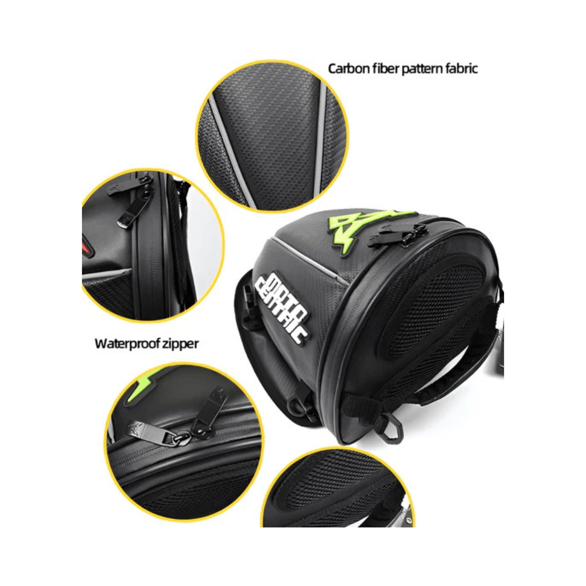 CarryQuest® - Motor Rugzak - Zadeltas Motor - Motorfiets Rugzak - Motorrugzak - 15L Inhoud - BlauwCarryQuestsimple