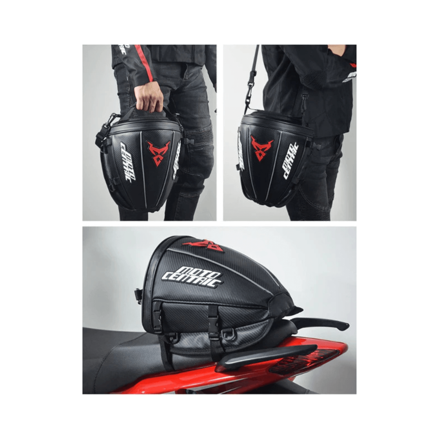 CarryQuest® - Motor Rugzak - Zadeltas Motor - Motorfiets Rugzak - Motorrugzak - 15L Inhoud - BlauwCarryQuestsimple
