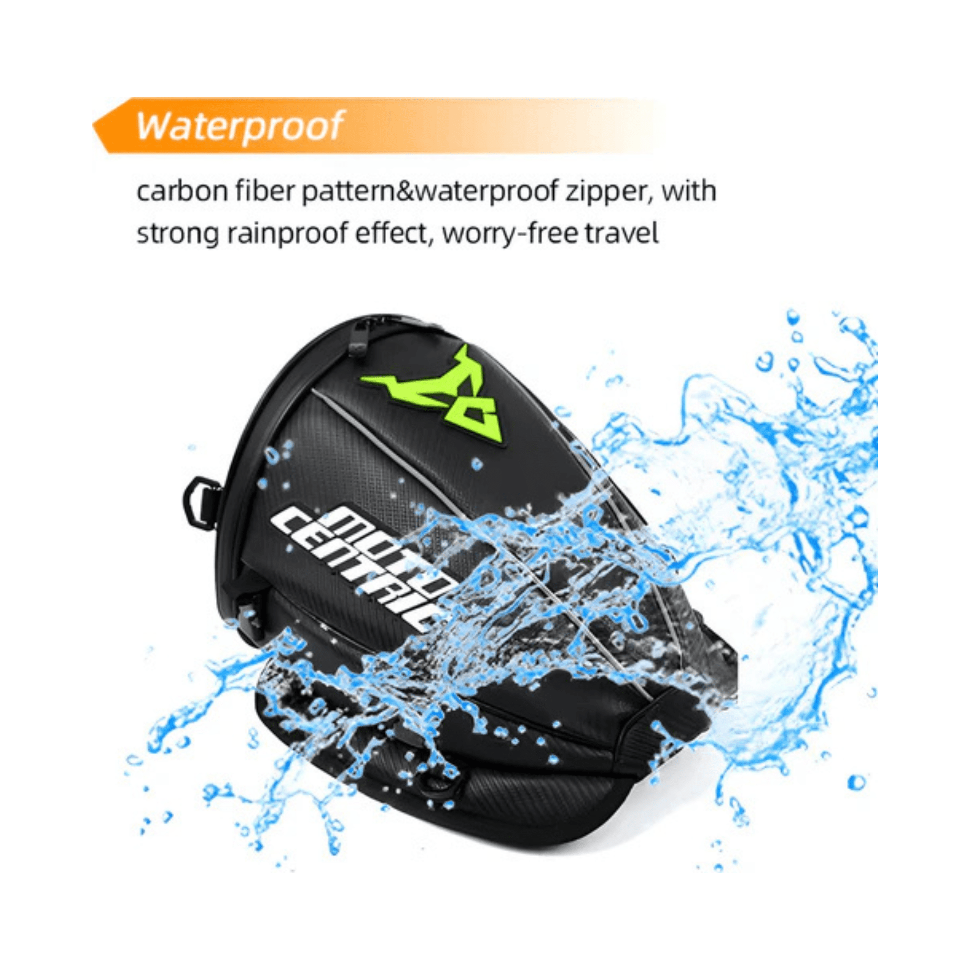 CarryQuest® - Motor Rugzak - Zadeltas Motor - Motorfiets Rugzak - Motorrugzak - 15L Inhoud - BlauwCarryQuestsimple