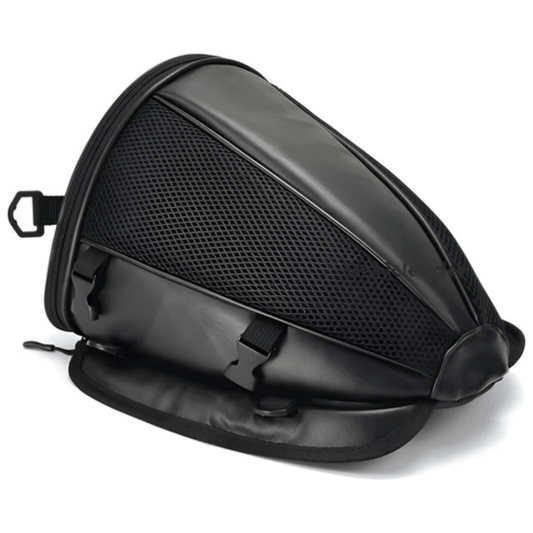 CarryQuest® - Motor Rugzak - Zadeltas Motor - Motorfiets Rugzak - Waterdicht + Lichtgewicht + 15L Capaciteit - Zwart - Duurzaam PU/Polyester - ZwartCarryQuestsimple