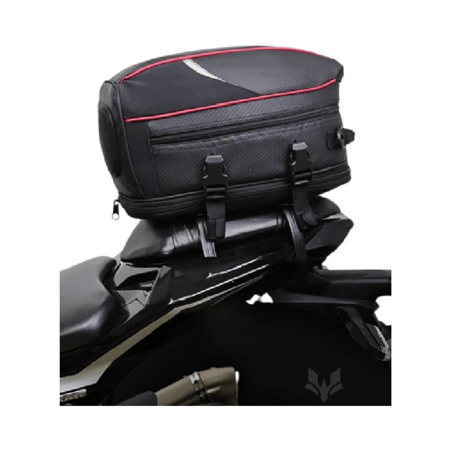 CarryQuest® - Motor Rugzak - Zadeltas Motor - Motorrugzak - Lichtgewicht & Uitbreidbaar - RoodCarryQuestsimple