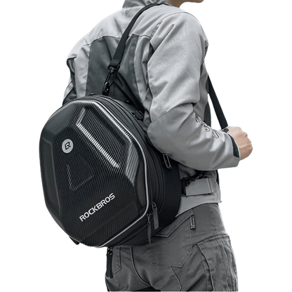 CarryQuest® - Motor Rugzak - Zadeltas Motor - Motorrugzak - Uitbreidbaar van 20 tot 35L - ZwartCarryQuestsimple