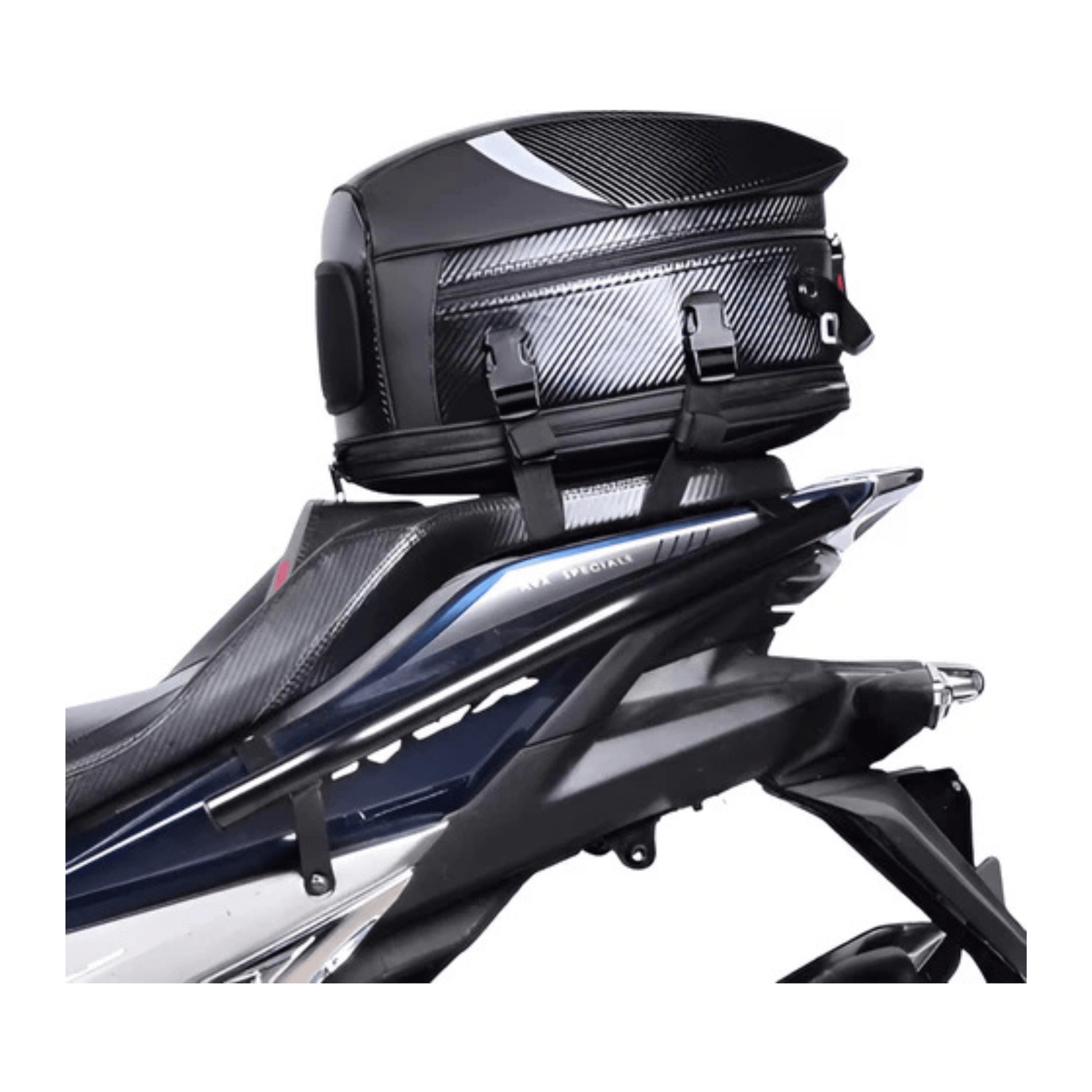 CarryQuest® - Motor Rugzak - Zadeltas Motor - Motorrugzak - Waterdicht Oxford Katoen - ZwartCarryQuestsimple