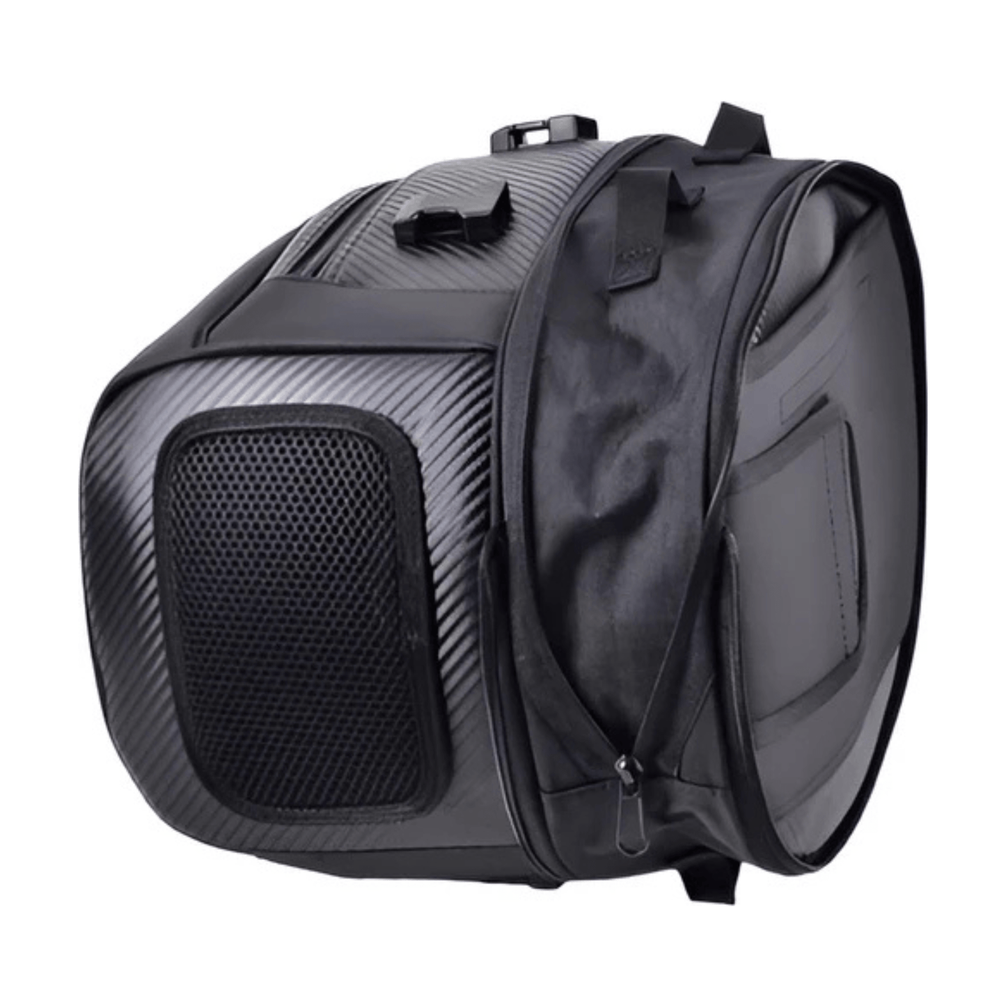 CarryQuest® - Motor Rugzak - Zadeltas Motor - Motorrugzak - Waterdicht Oxford Katoen - ZwartCarryQuestsimple