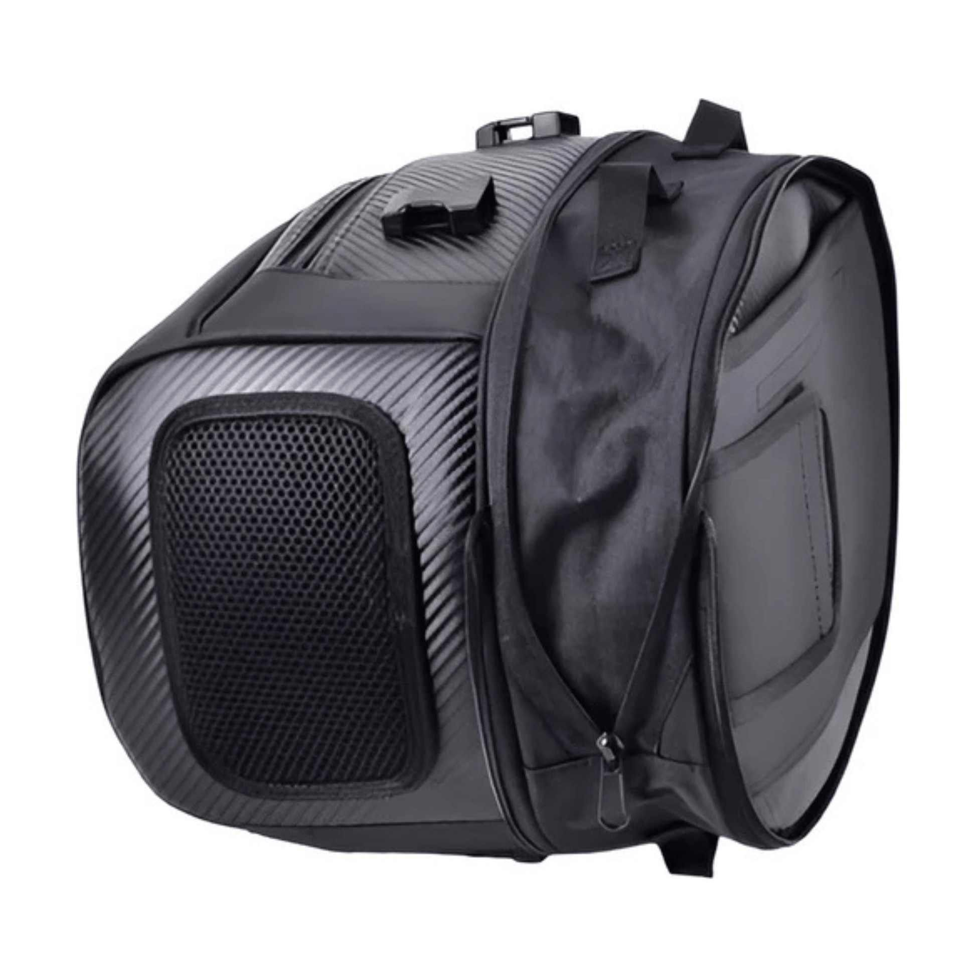 CarryQuest® - Motor Rugzak - Zadeltas Motor - Motorrugzak - Waterdicht Oxford Katoen - ZwartCarryQuestsimple