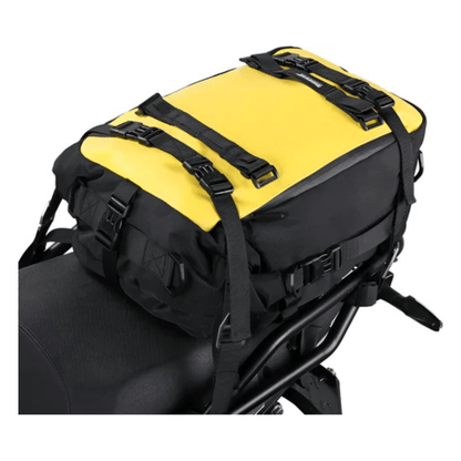 CarryQuest® - Motorfiets Achter Tas 30L Waterdicht - Fietsrugzak Universeel - 20L - GeelCarryQuestsimple
